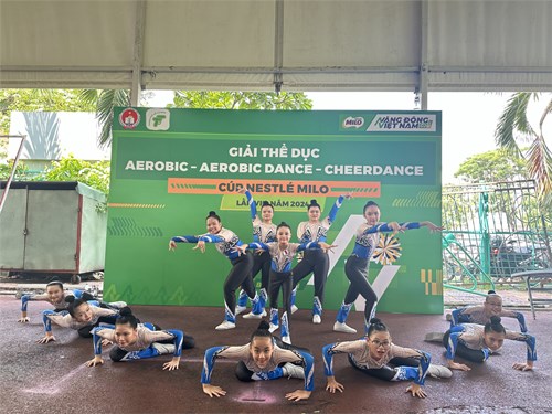Phòng Giáo dục và Đào tạo tham gia Giải thể dục Aerobic – Aerobic Dance – Cheerdance 
Cúp Milo lần VII – Năm 2024